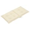 Garden Chair Cushions 4 pcs Cream 39.4"x19.7"x2.8" - Cream