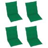 Garden Chair Cushions 4 pcs Green 39.4"x19.7"x1.2" - Green