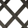 Garden Trellis Planter Gray 17.7"x11.8"x29.1" Solid Firwood - Grey