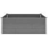 Garden Raised Bed WPC 59.1"x39.4"x21.3" Gray - Grey