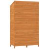 Garden Shed Brown 40.2"x20.5"x68.7" Solid Wood Fir - Brown