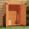 Garden Shed Brown 40.2"x20.5"x68.7" Solid Wood Fir - Brown