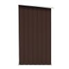 Garden Log Storage Shed Galvanized Steel 64.2"x32.7"x60.6" Brown - Brown