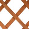 Garden Trellis Planter Orange 17.7"x11.8"x29.1" Solid Firwood - Orange