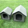 Portable Soft Dog House Cat House, Outdoor Waterproof Windproof Rainproof Dog Pet House, Foldable Semi Enclosed Pet Puppy House - Medium